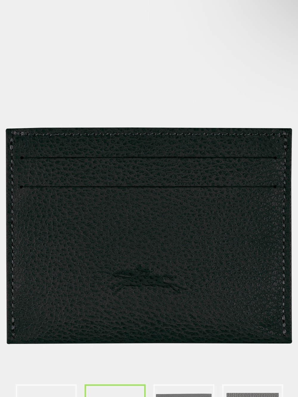Longchamp Le Foulonné Leather Card Holder